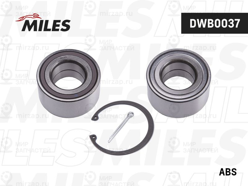 Комплект подшипника ступицы колеса MILES DWB0037