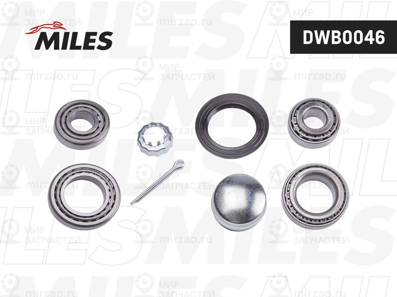 Комплект подшипника ступицы колеса MILES DWB0046