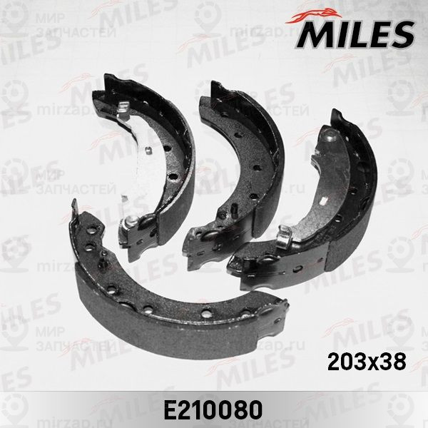 Комплект тормозных колодок MILES E210080