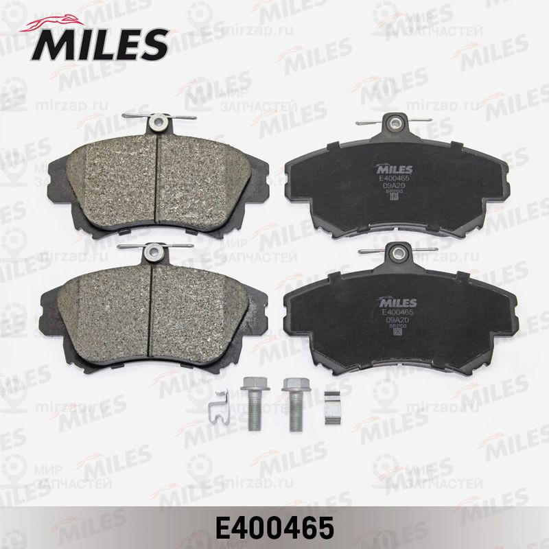 Комплект тормозных колодок, дисковый тормоз MILES E400465
