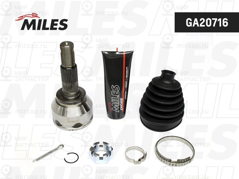 Шарнирный комплект, приводной вал MILES GA20716