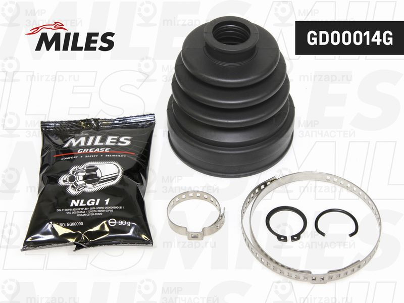 Комплект пыльника, приводной вал MILES GD00014G