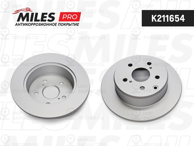 Тормозной диск MILES K211654