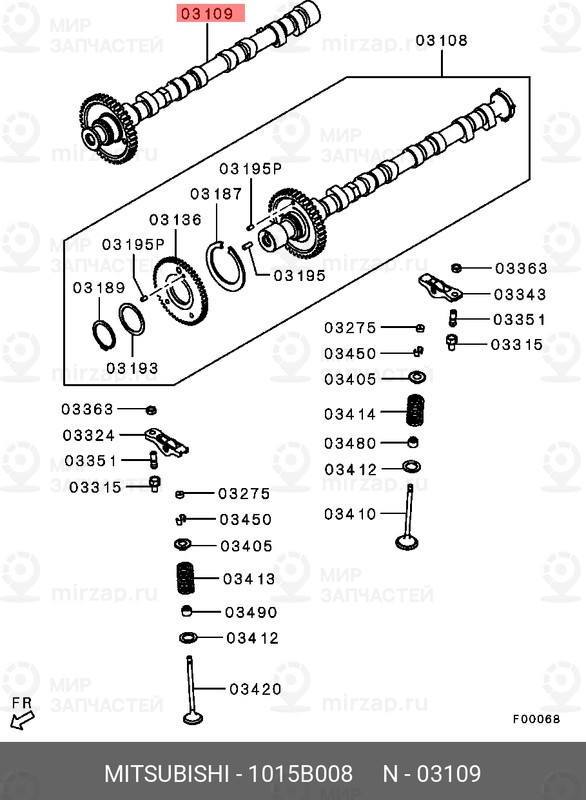 Запчасть MITSUBISHI 1015B008