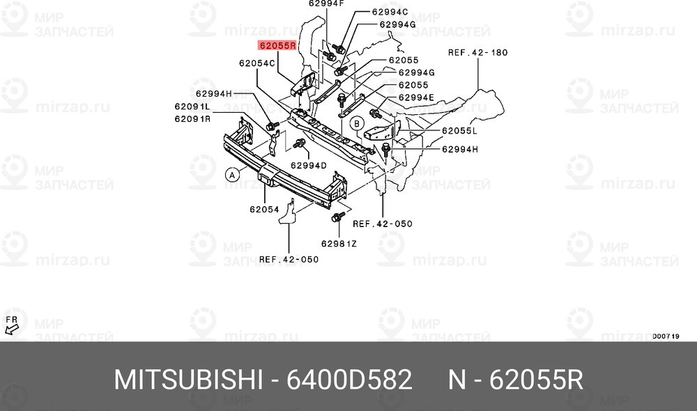 Запчасть MITSUBISHI 6400D582