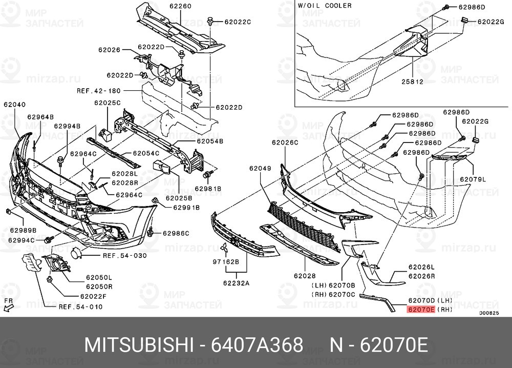 Запчасть MITSUBISHI 6407A368