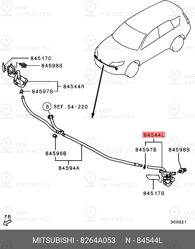 Запчасть MITSUBISHI 8264A053