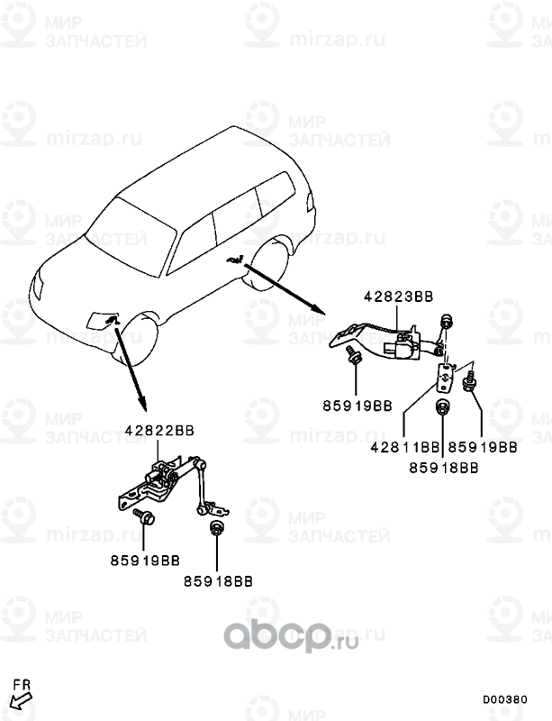 Запчасть MITSUBISHI 8651A065
