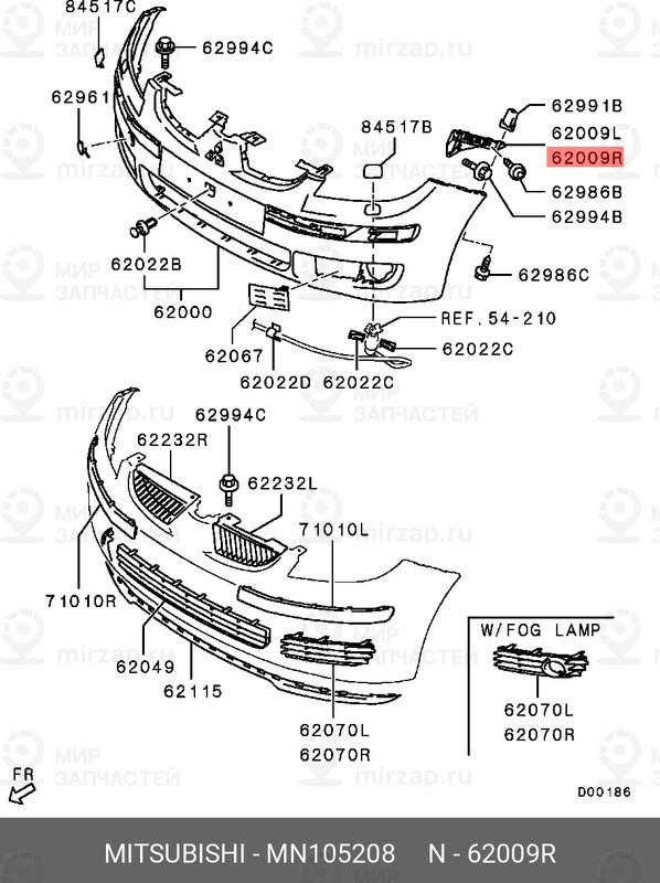 Запчасть MITSUBISHI MN105208