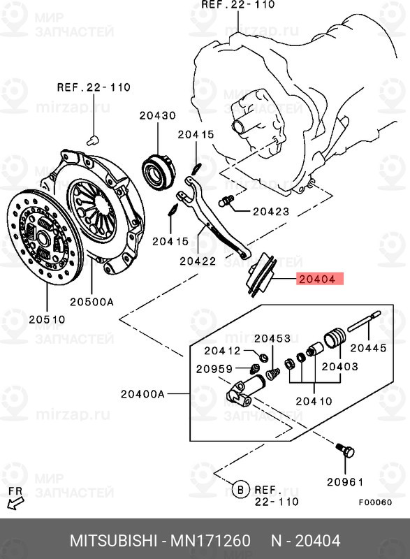 Запчасть MITSUBISHI MN171260