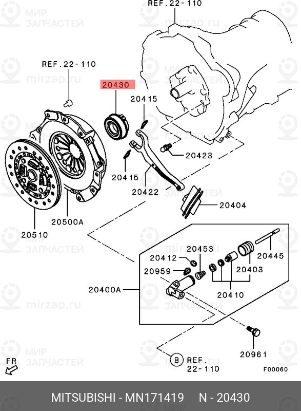 Запчасть MITSUBISHI MN171419