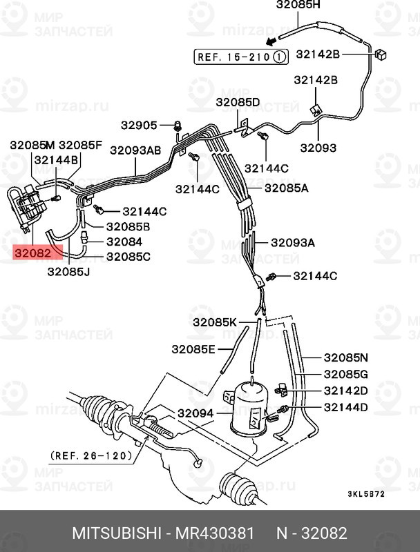 Запчасть MITSUBISHI MR430381