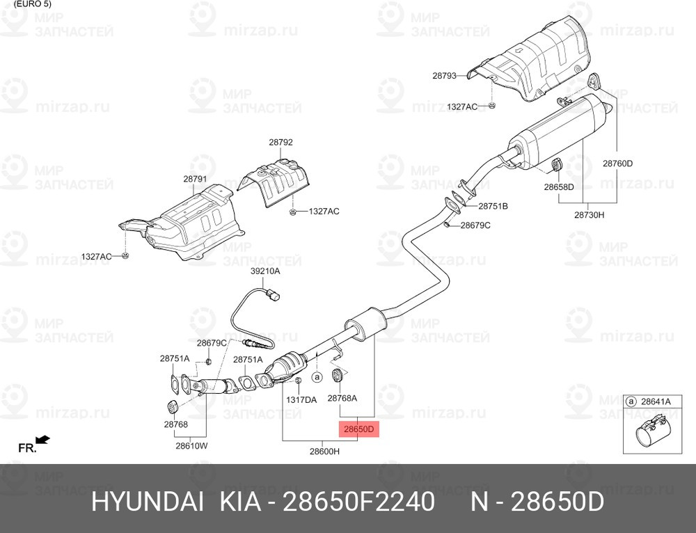 Запчасть MOBIS 28650F2240