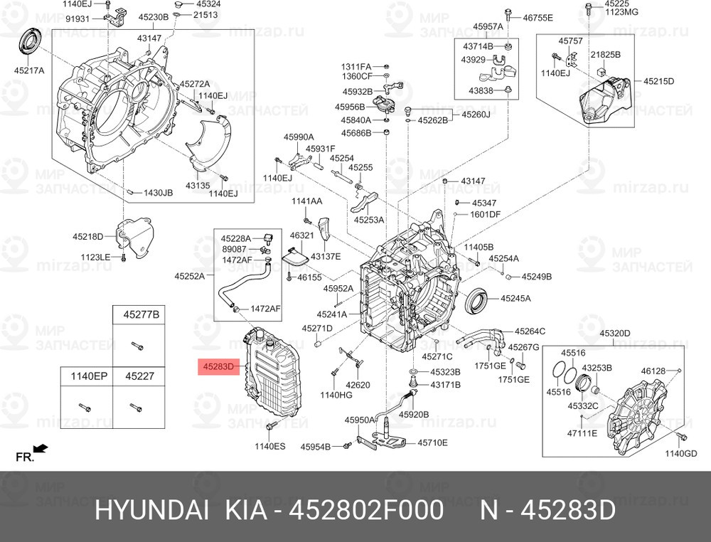 Запчасть MOBIS 452802F000