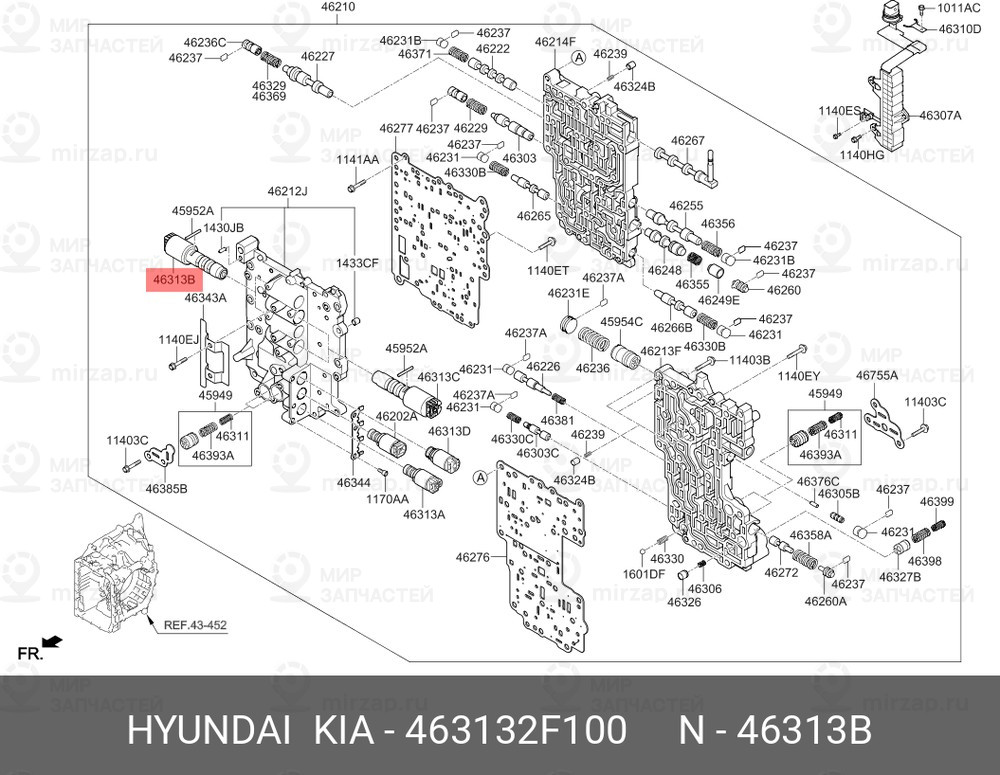 Запчасть MOBIS 463132F100