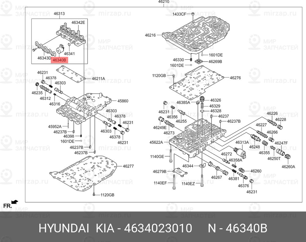 Запчасть MOBIS 4634023010