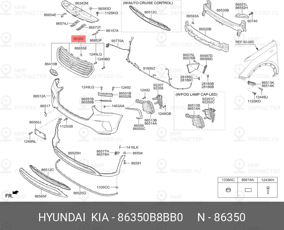 Запчасть MOBIS 86350B8BB0