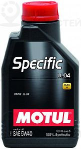 MOTUL Specific BMW LL-04 SAE 5W-40 1 л. MOTUL 101272