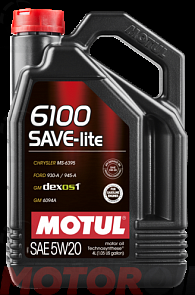 MOTUL 6100 Save-Lite 5W-20 MOTUL 108030