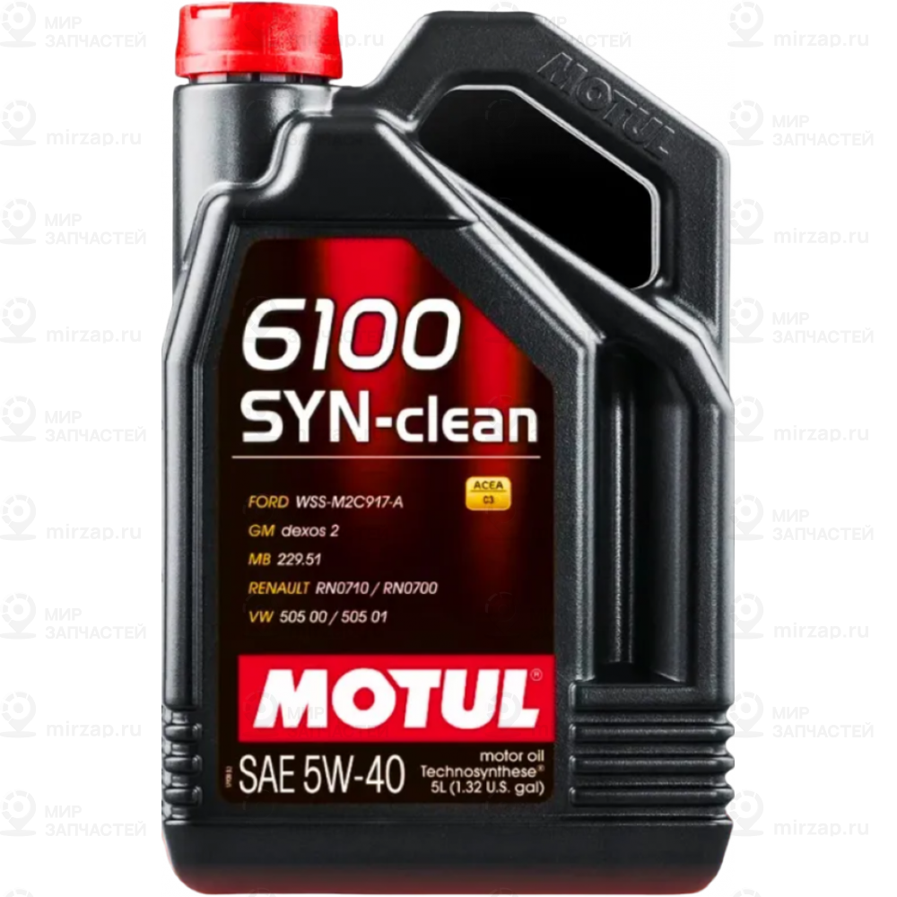 Масло Моторное Motul 6100 Syn-Clean 5W-40 5 Л 111692 MOTUL 111692