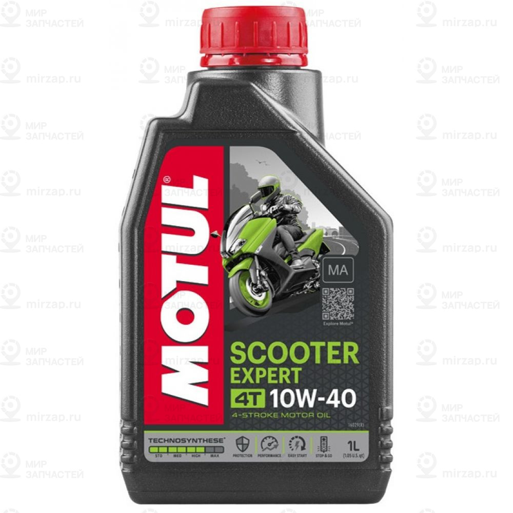 Масло Моторное Motul Scooter Expert 4T Ma 10W-40 Синтетическое 1 Л 112752
 MOTUL 112752