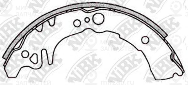 Колодки задн.\ Daihatsu Atrai/Atrai Wagon/HiJet
 NIBK FN0038