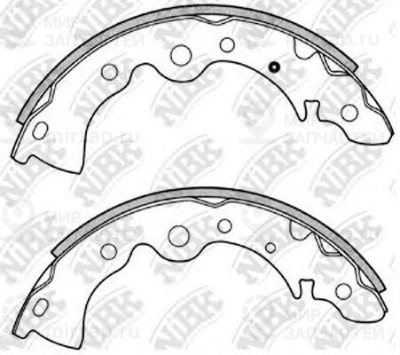 Колодки задн.\ NISSAN Sentra (USA)
 NIBK FN1167