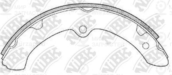 Колодки передн.\ Daihatsu Delta/Toyota Deliboy/Dyna (Euro)/Toyoace/Quick Deliver
 NIBK FN2296