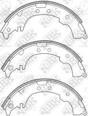 Колодки задн.\ Daihatsu /Terios/Toyota Cami/Gaia/TownAce/Noah/Nadia/Voxy/Ipsum 9
 NIBK FN2339