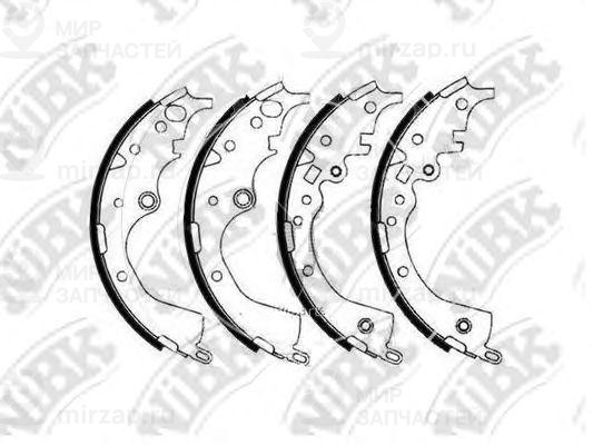 Колодки задн.\ Toyota HiAce/HiAce Regius
 NIBK FN2378