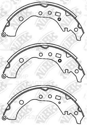 Колодки Торм.бараб.
 NIBK FN2389