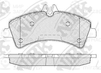 Колодки Торм.зад.
 NIBK PN0038