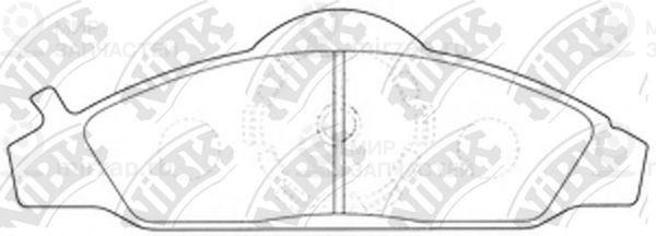 Колодки передн.\ Daewoo Korando/Musso/Ssangyong Korando/Korando Family/Musso/
 NIBK PN0145