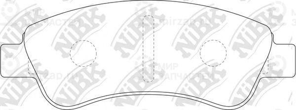 Колодки передн.\ Citroen Berlingo/C4/Sedan/Coupe/Xsara/Peugeot 1007/307/Partner
 NIBK PN0182