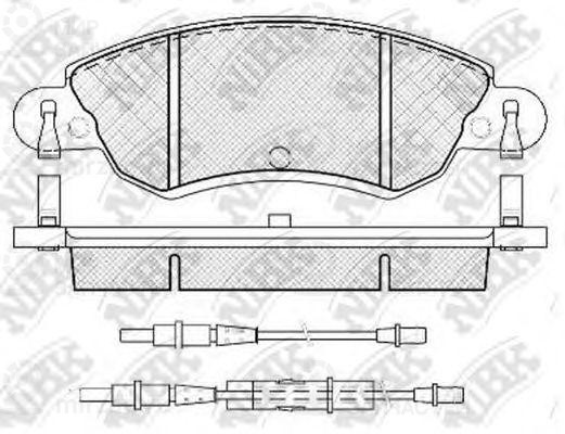 Колодки Тормозные Дисковые
 NIBK PN0183W