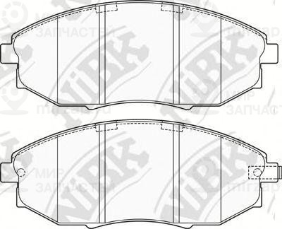 Колодки Торм. Пер.
 NIBK PN0380