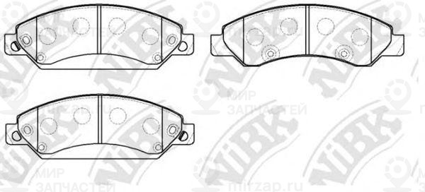 Колодки Торм. Пер.
 NIBK PN0400