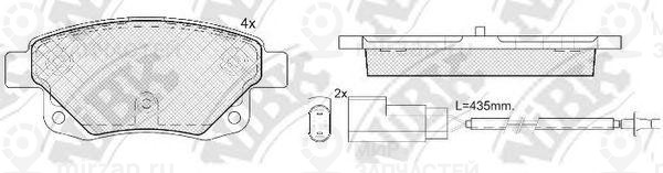 Колодки Тормозные Дисковые
 NIBK PN0431W
