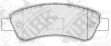 Колодки Торм. Задн.
 NIBK PN0475