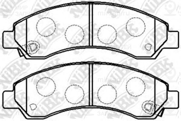Колодки передн.\ Hover Hover
 NIBK PN0502