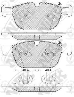 Колодки Тормозные Дисковые
 NIBK PN0571