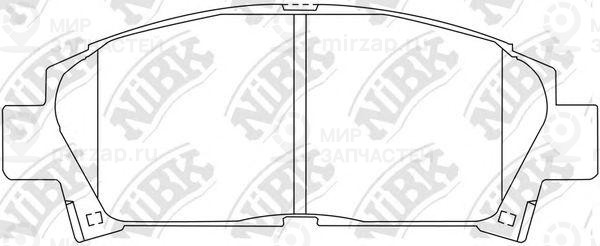 Колодки передн.\ Toyota Avensis/Carina E/Celica/Corolla/MR-2/Sprinter Trueno/Mar
 NIBK PN1362