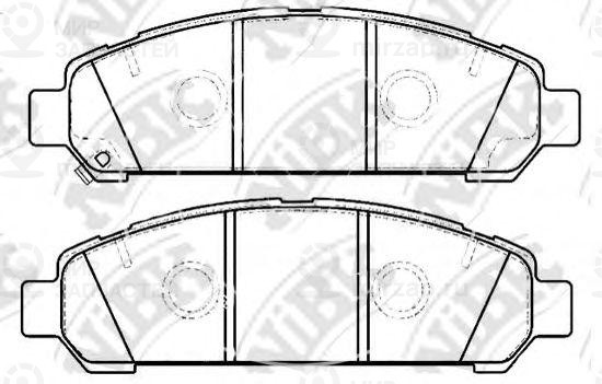 Колодки Торм. Пер.
 NIBK PN21003