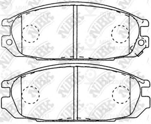 Колодки зад.\ Nissan PATROL/Ebro/Patrol GR/Safari
 NIBK PN2371