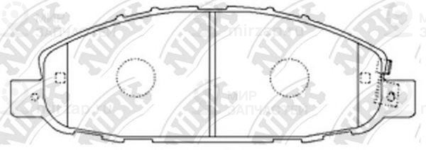 Колодки передн.\ Isuzu Como/Isuzu Elf/Nissan Atlas/Caravan/Titan
 NIBK PN2475