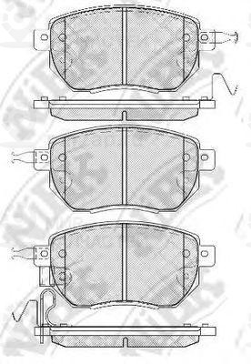 Колодки передн.\ Infiniti FX35/FX45/Nissan Altima/Maxima/Murano/Quest
 NIBK PN2901