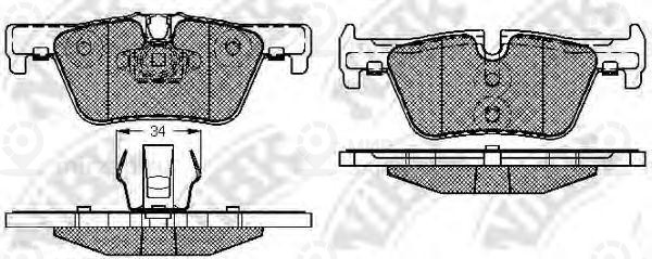 Колодки задние
 NIBK PN32002