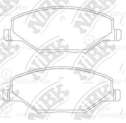 Колодки Торм. Пер.
 NIBK PN33002