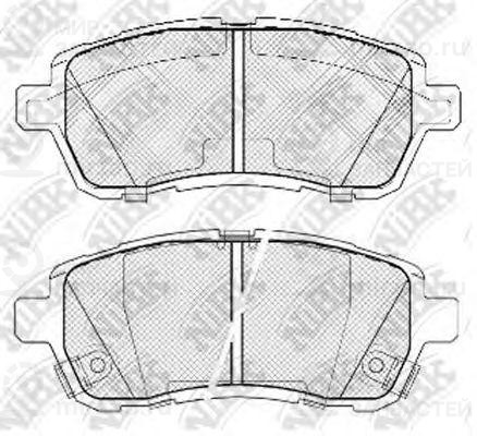 Колодки Торм. Пер.
 NIBK PN5544