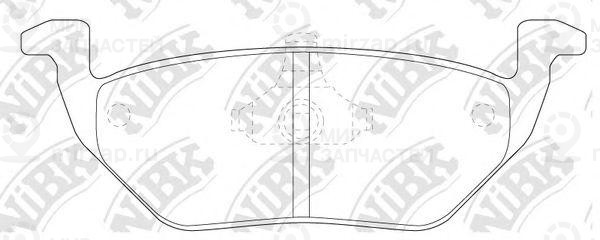 Колодки Торм. Задн.
 NIBK PN5808